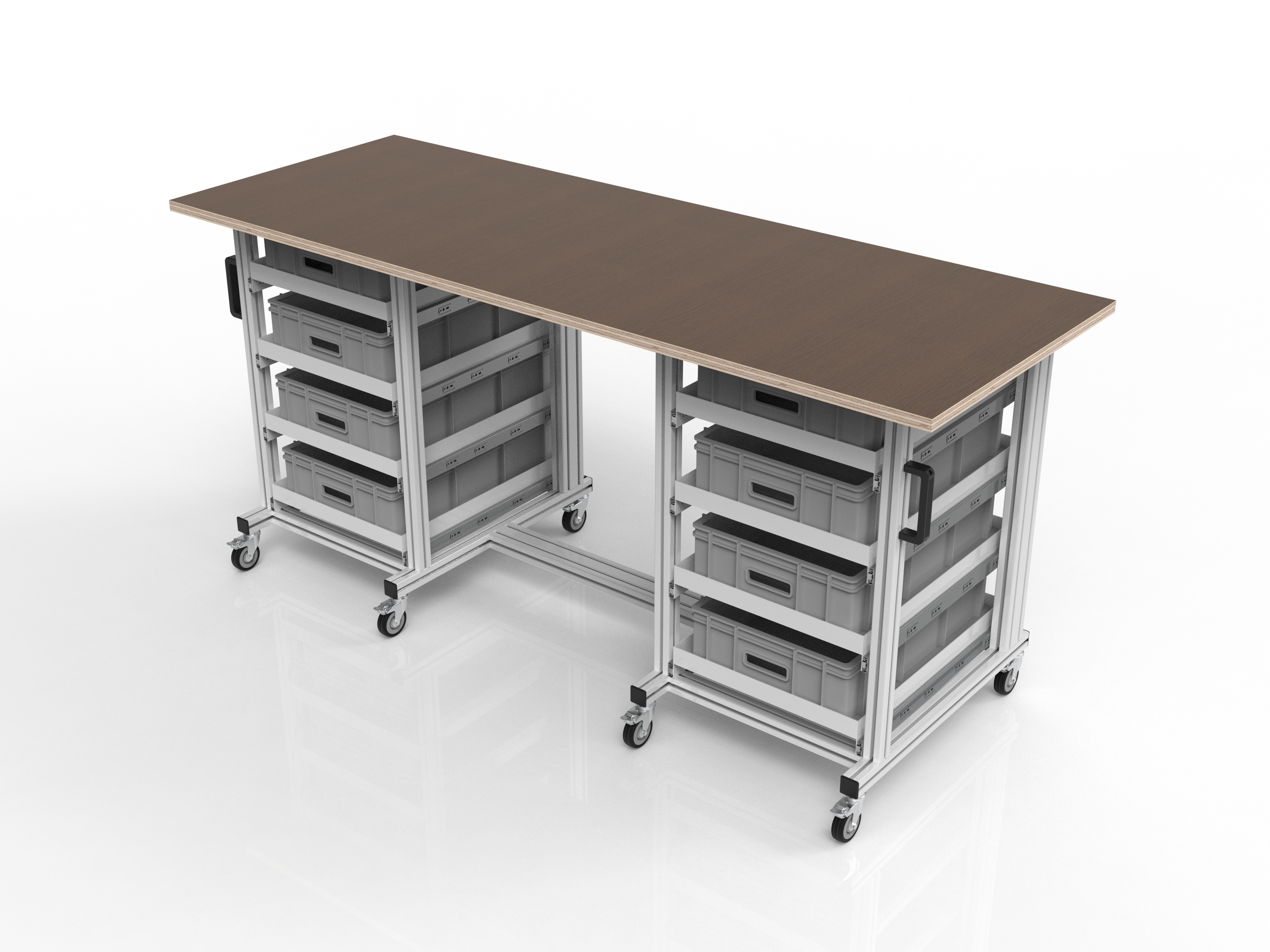  Systemtisch Pro 1980x720 mm für Eurobehälter