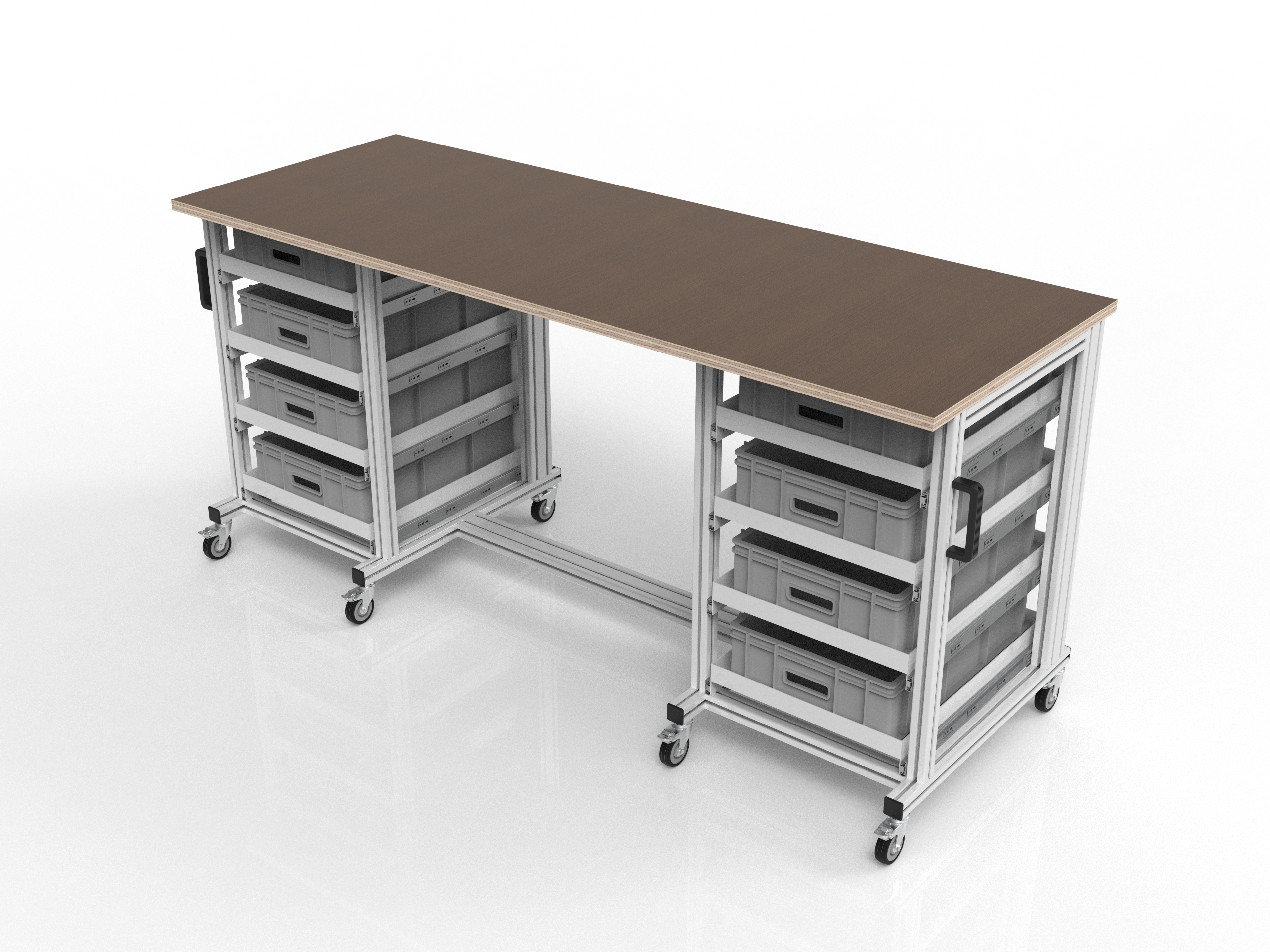  Systemtisch Pro 1980x720 mm für Eurobehälter