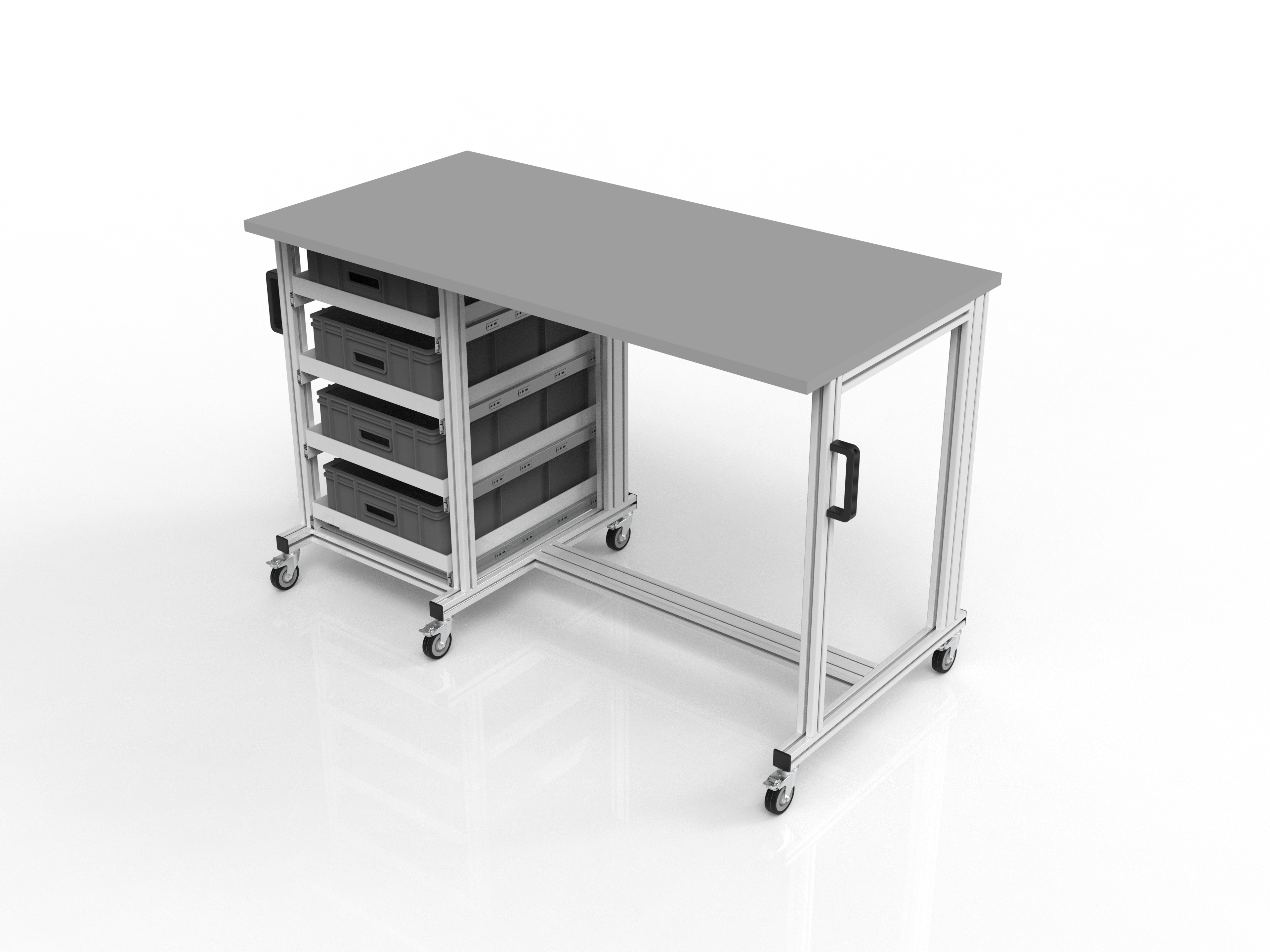  ESD Systemtisch Pro 1480x720 mm für Eurobehälter 