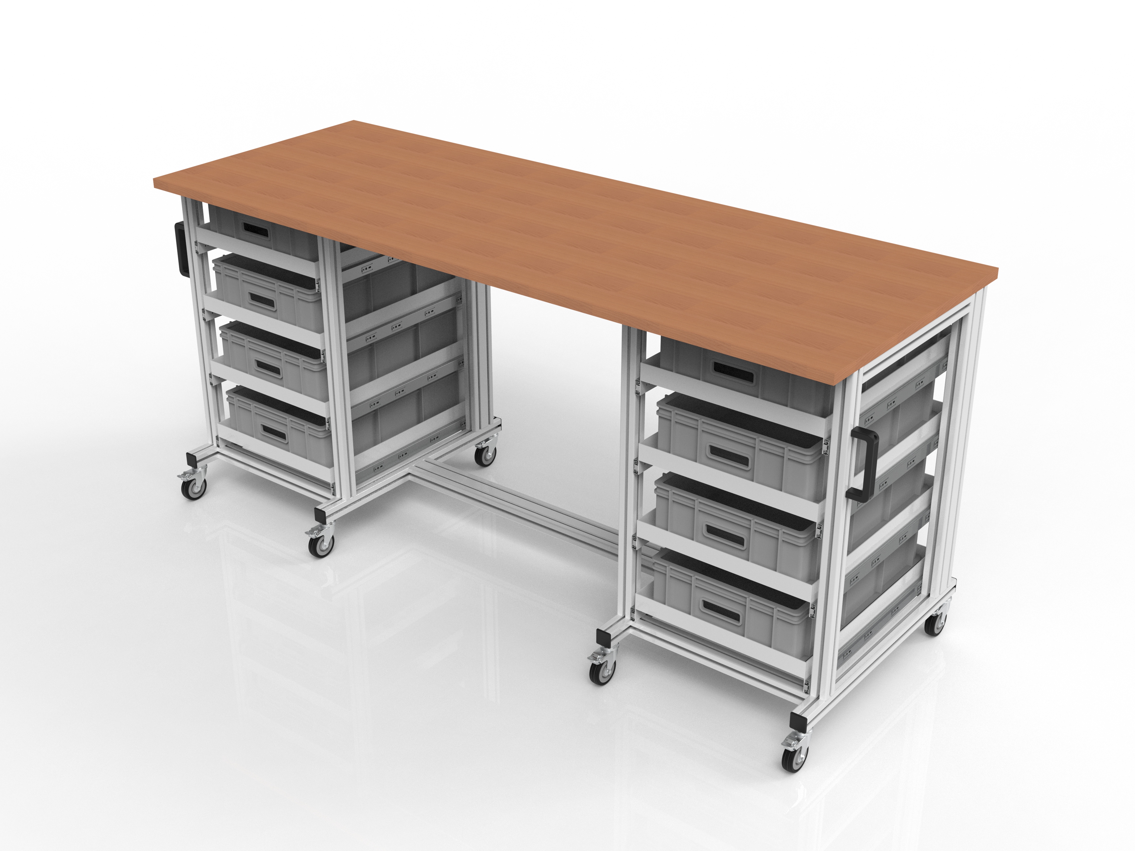  Systemtisch Pro 1980x720 mm für Eurobehälter
