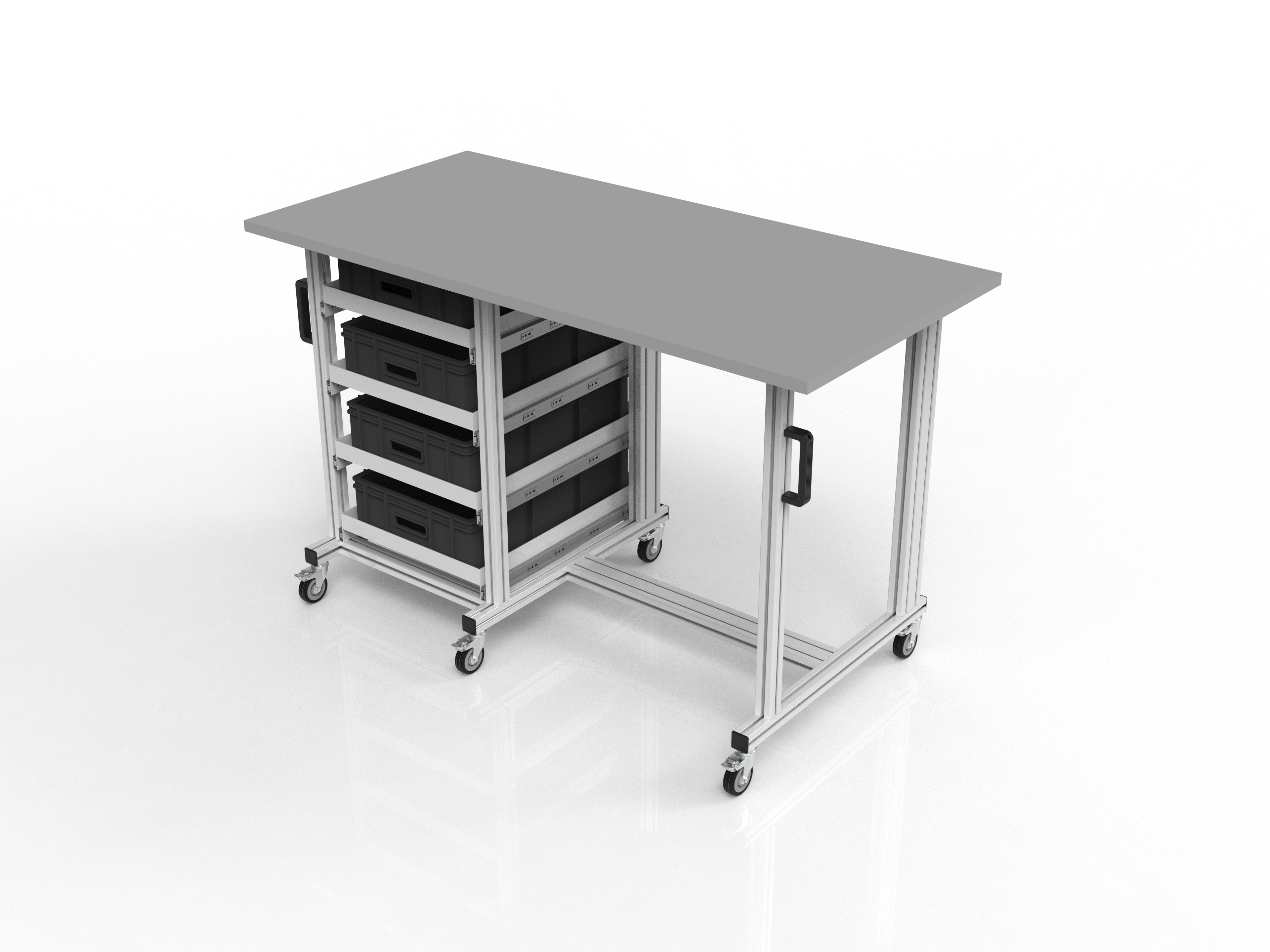  ESD Systemtisch Pro 1480x720 mm für Eurobehälter 